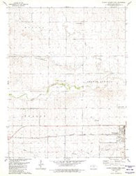 Sharon Springs West Kansas Historical topographic map, 1:24000 scale, 7.5 X 7.5 Minute, Year 1979