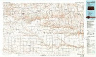 Sharon Springs Kansas Historical topographic map, 1:100000 scale, 30 X 60 Minute, Year 1985