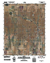 Sharon North Kansas Historical topographic map, 1:24000 scale, 7.5 X 7.5 Minute, Year 2009