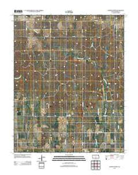 Sharon North Kansas Historical topographic map, 1:24000 scale, 7.5 X 7.5 Minute, Year 2012