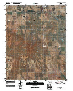 Sharon South Kansas Historical topographic map, 1:24000 scale, 7.5 X 7.5 Minute, Year 2009