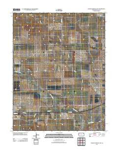 Sharon Springs East Kansas Historical topographic map, 1:24000 scale, 7.5 X 7.5 Minute, Year 2012