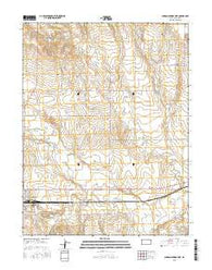 Sharon Springs East Kansas Current topographic map, 1:24000 scale, 7.5 X 7.5 Minute, Year 2015