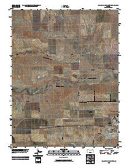Sharon Springs West Kansas Historical topographic map, 1:24000 scale, 7.5 X 7.5 Minute, Year 2009