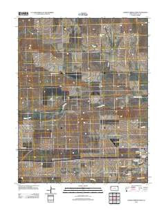 Sharon Springs West Kansas Historical topographic map, 1:24000 scale, 7.5 X 7.5 Minute, Year 2012