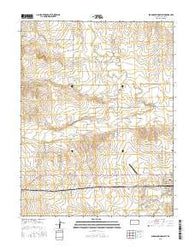 Sharon Springs West Kansas Current topographic map, 1:24000 scale, 7.5 X 7.5 Minute, Year 2015