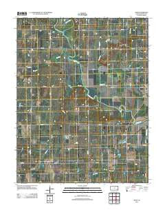 Shaw Kansas Historical topographic map, 1:24000 scale, 7.5 X 7.5 Minute, Year 2012