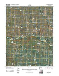 Shaw Creek Kansas Historical topographic map, 1:24000 scale, 7.5 X 7.5 Minute, Year 2012