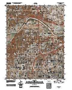 Shawnee Kansas Historical topographic map, 1:24000 scale, 7.5 X 7.5 Minute, Year 2009