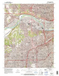 Shawnee Kansas Historical topographic map, 1:24000 scale, 7.5 X 7.5 Minute, Year 1991