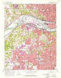 Shawnee Kansas Historical topographic map, 1:24000 scale, 7.5 X 7.5 Minute, Year 1964