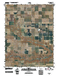 Shields Kansas Historical topographic map, 1:24000 scale, 7.5 X 7.5 Minute, Year 2009