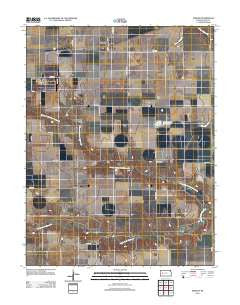 Shields Kansas Historical topographic map, 1:24000 scale, 7.5 X 7.5 Minute, Year 2012