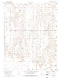 Shields NW Kansas Historical topographic map, 1:24000 scale, 7.5 X 7.5 Minute, Year 1974