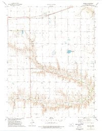 Shields Kansas Historical topographic map, 1:24000 scale, 7.5 X 7.5 Minute, Year 1974