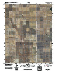 Shirley Creek Kansas Historical topographic map, 1:24000 scale, 7.5 X 7.5 Minute, Year 2010