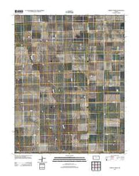 Shirley Creek Kansas Historical topographic map, 1:24000 scale, 7.5 X 7.5 Minute, Year 2012