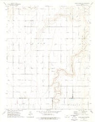 Shore Airport NE Kansas Historical topographic map, 1:24000 scale, 7.5 X 7.5 Minute, Year 1974
