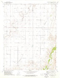 Shore Airport SE Kansas Historical topographic map, 1:24000 scale, 7.5 X 7.5 Minute, Year 1974
