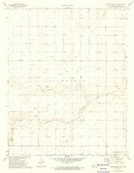 Shore Airport SW Kansas Historical topographic map, 1:24000 scale, 7.5 X 7.5 Minute, Year 1973