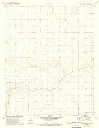 Shore Airport SW Kansas Historical topographic map, 1:24000 scale, 7.5 X 7.5 Minute, Year 1973