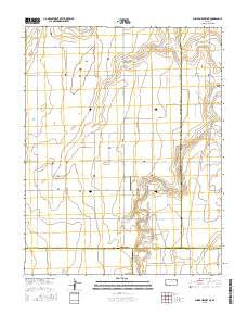 Shore Airport NE Kansas Current topographic map, 1:24000 scale, 7.5 X 7.5 Minute, Year 2015