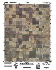 Shore Airport SW Kansas Historical topographic map, 1:24000 scale, 7.5 X 7.5 Minute, Year 2010