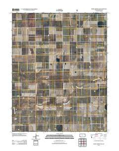 Shore Airport SW Kansas Historical topographic map, 1:24000 scale, 7.5 X 7.5 Minute, Year 2012