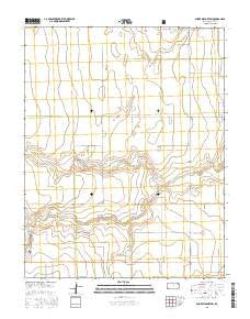 Shore Airport SW Kansas Current topographic map, 1:24000 scale, 7.5 X 7.5 Minute, Year 2015