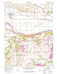 Silver Lake Kansas Historical topographic map, 1:24000 scale, 7.5 X 7.5 Minute, Year 1952