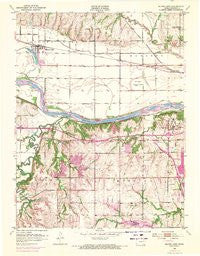 Silver Lake Kansas Historical topographic map, 1:24000 scale, 7.5 X 7.5 Minute, Year 1952