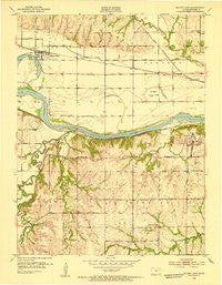 Silver Lake Kansas Historical topographic map, 1:24000 scale, 7.5 X 7.5 Minute, Year 1952