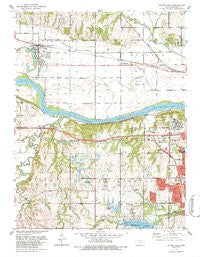 Silver Lake Kansas Historical topographic map, 1:24000 scale, 7.5 X 7.5 Minute, Year 1983