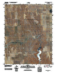 Simmons Creek Kansas Historical topographic map, 1:24000 scale, 7.5 X 7.5 Minute, Year 2009