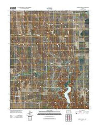 Simmons Creek Kansas Historical topographic map, 1:24000 scale, 7.5 X 7.5 Minute, Year 2012