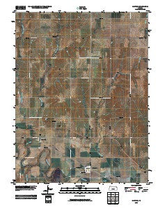 Simpson Kansas Historical topographic map, 1:24000 scale, 7.5 X 7.5 Minute, Year 2009