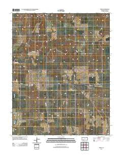Sitka Kansas Historical topographic map, 1:24000 scale, 7.5 X 7.5 Minute, Year 2012