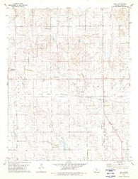 Sitka Kansas Historical topographic map, 1:24000 scale, 7.5 X 7.5 Minute, Year 1979
