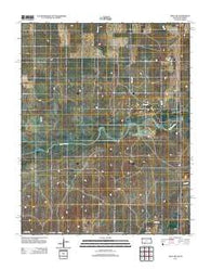 Sitka SW Kansas Historical topographic map, 1:24000 scale, 7.5 X 7.5 Minute, Year 2012