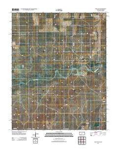 Sitka SW Kansas Historical topographic map, 1:24000 scale, 7.5 X 7.5 Minute, Year 2012