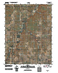 Skiddy Kansas Historical topographic map, 1:24000 scale, 7.5 X 7.5 Minute, Year 2009