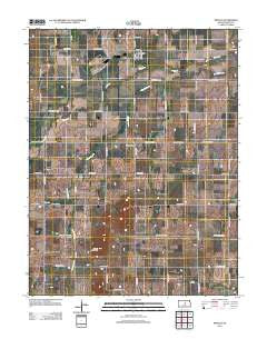 Smolan Kansas Historical topographic map, 1:24000 scale, 7.5 X 7.5 Minute, Year 2012