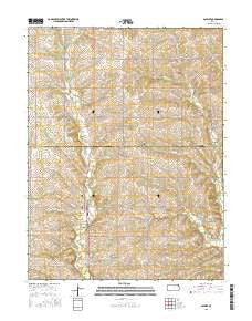 Soldier Kansas Current topographic map, 1:24000 scale, 7.5 X 7.5 Minute, Year 2015