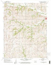 Soldier Creek NE Kansas Historical topographic map, 1:24000 scale, 7.5 X 7.5 Minute, Year 1960