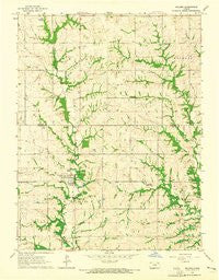 Soldier Kansas Historical topographic map, 1:24000 scale, 7.5 X 7.5 Minute, Year 1964