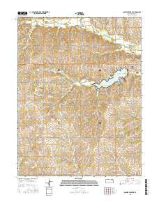 Soldier Creek NE Kansas Current topographic map, 1:24000 scale, 7.5 X 7.5 Minute, Year 2015