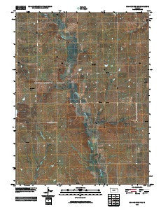 Soldier Creek NW Kansas Historical topographic map, 1:24000 scale, 7.5 X 7.5 Minute, Year 2009