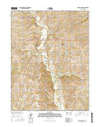 Soldier Creek NW Kansas Current topographic map, 1:24000 scale, 7.5 X 7.5 Minute, Year 2015