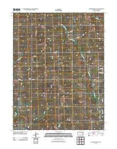Soldier Creek SE Kansas Historical topographic map, 1:24000 scale, 7.5 X 7.5 Minute, Year 2012