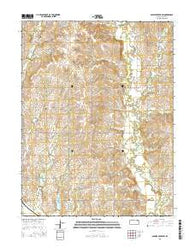 Soldier Creek SW Kansas Current topographic map, 1:24000 scale, 7.5 X 7.5 Minute, Year 2015
